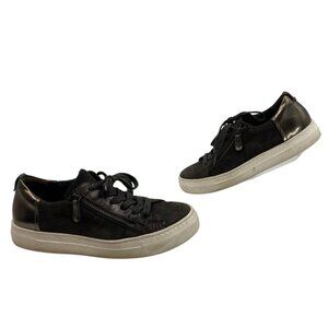 Paul Green Brown Suede Lace Up Sneakers | Size 6